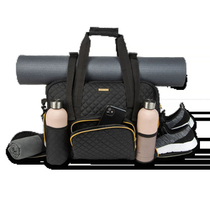 Women Fitness Weekender Travel Duffel Exercise Bag