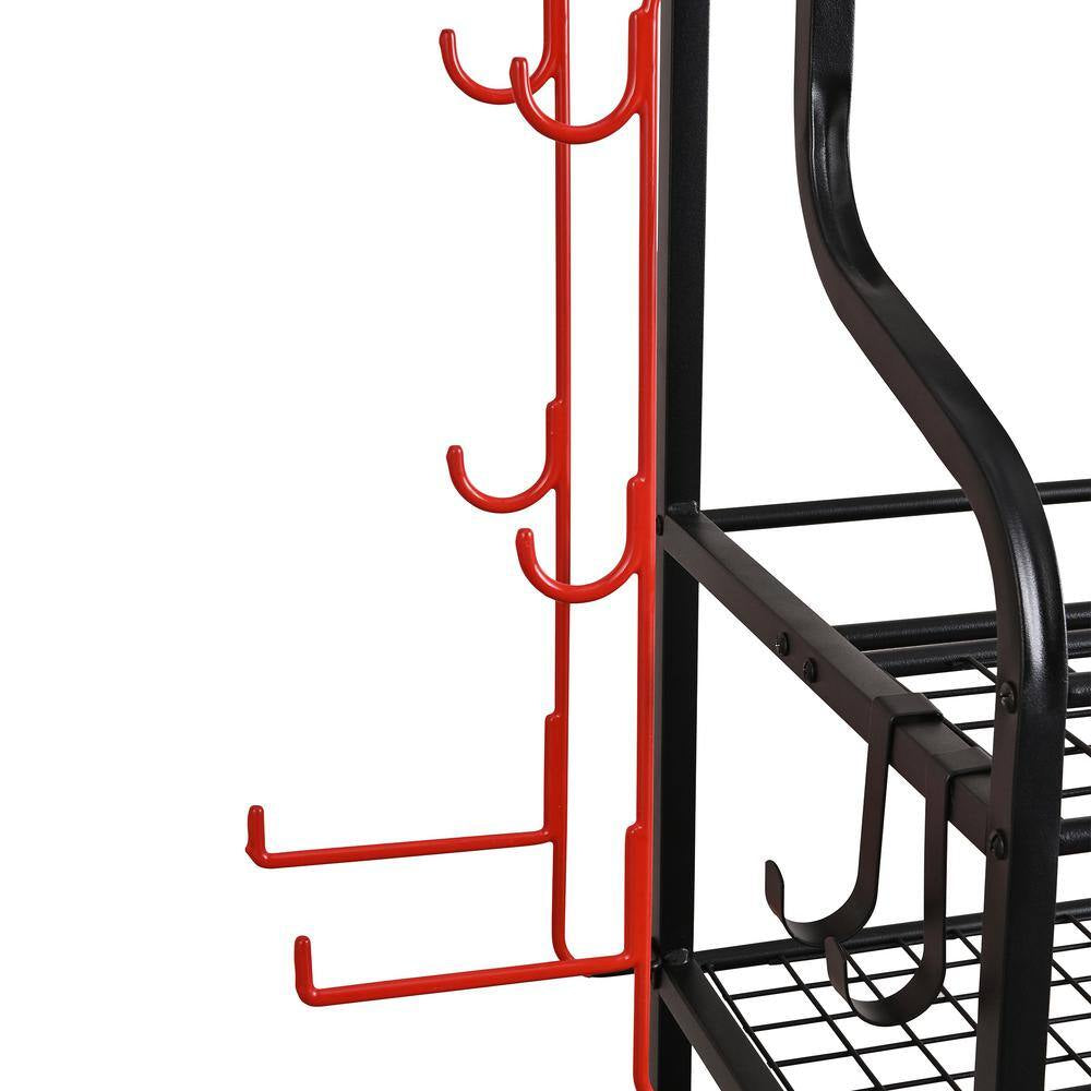 3- Tier Yoga Mat Home Gym Storage Rack