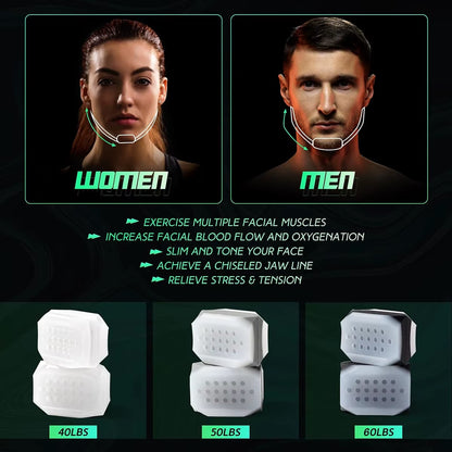 6 Pcs Jaw Exerciser for Men & Women Silicone Tablets Jaw Exerciser Gum BPA Free Jawline Trainer & Jawline Shaper